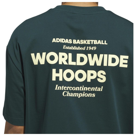 Adidas Ανδρική κοντομάνικη μπλούζα Worldwide Hoops GFX Tee